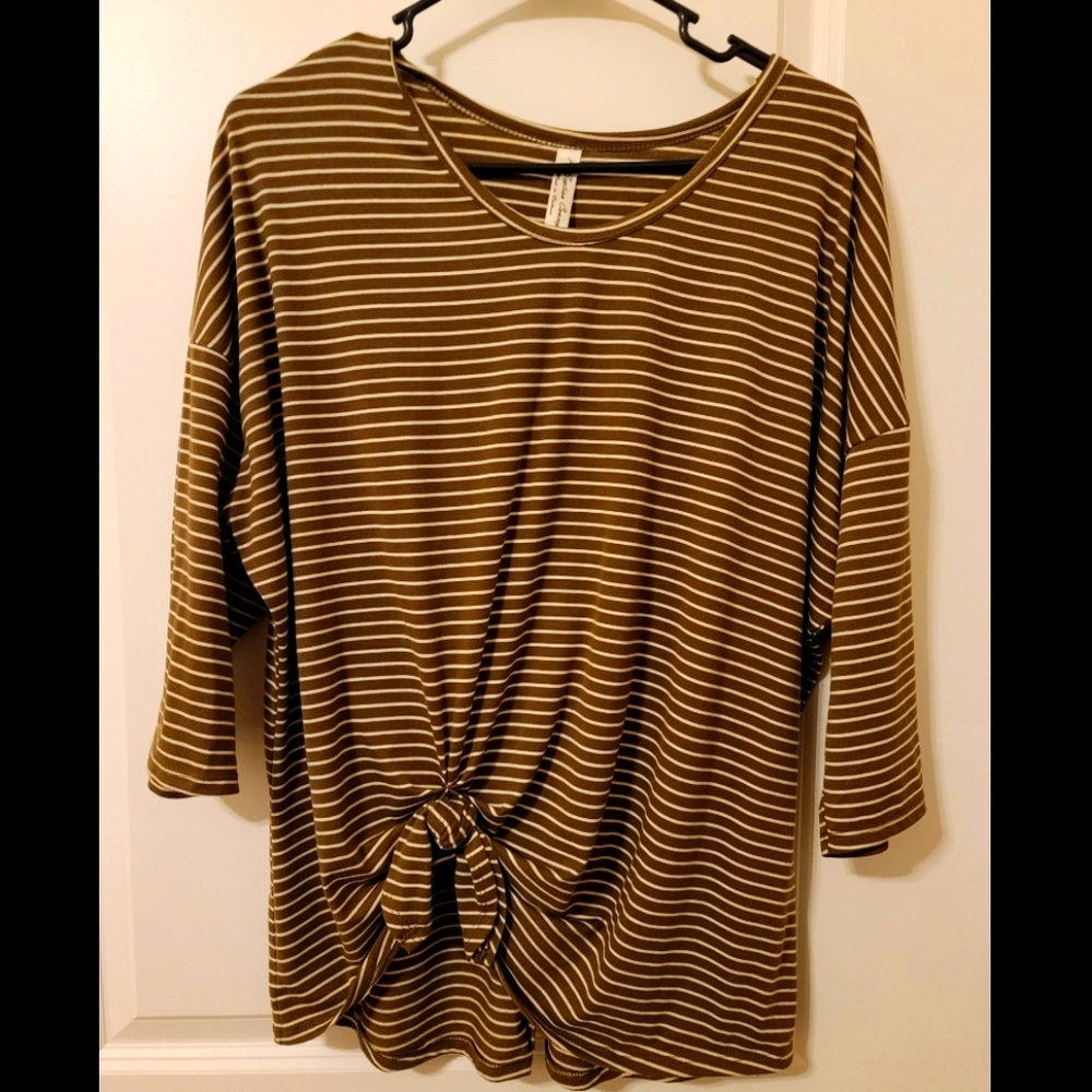 Army green shirt